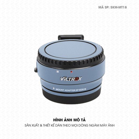 Dán Skin Ngàm Máy Ảnh Viltrox Đổi Màu Xanh Sierra | SKM-MT18