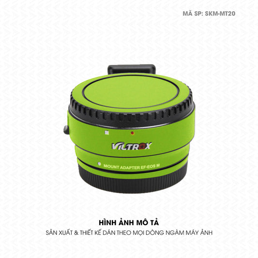 Dán Skin Ngàm Máy Ảnh Viltrox Đổi Màu Xanh Nõn | SKM-MT20