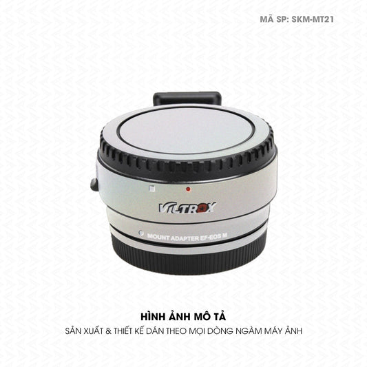 Dán Skin Ngàm Máy Ảnh Viltrox Đổi Màu Bạc Chuyển Sắc | SKM-MT21