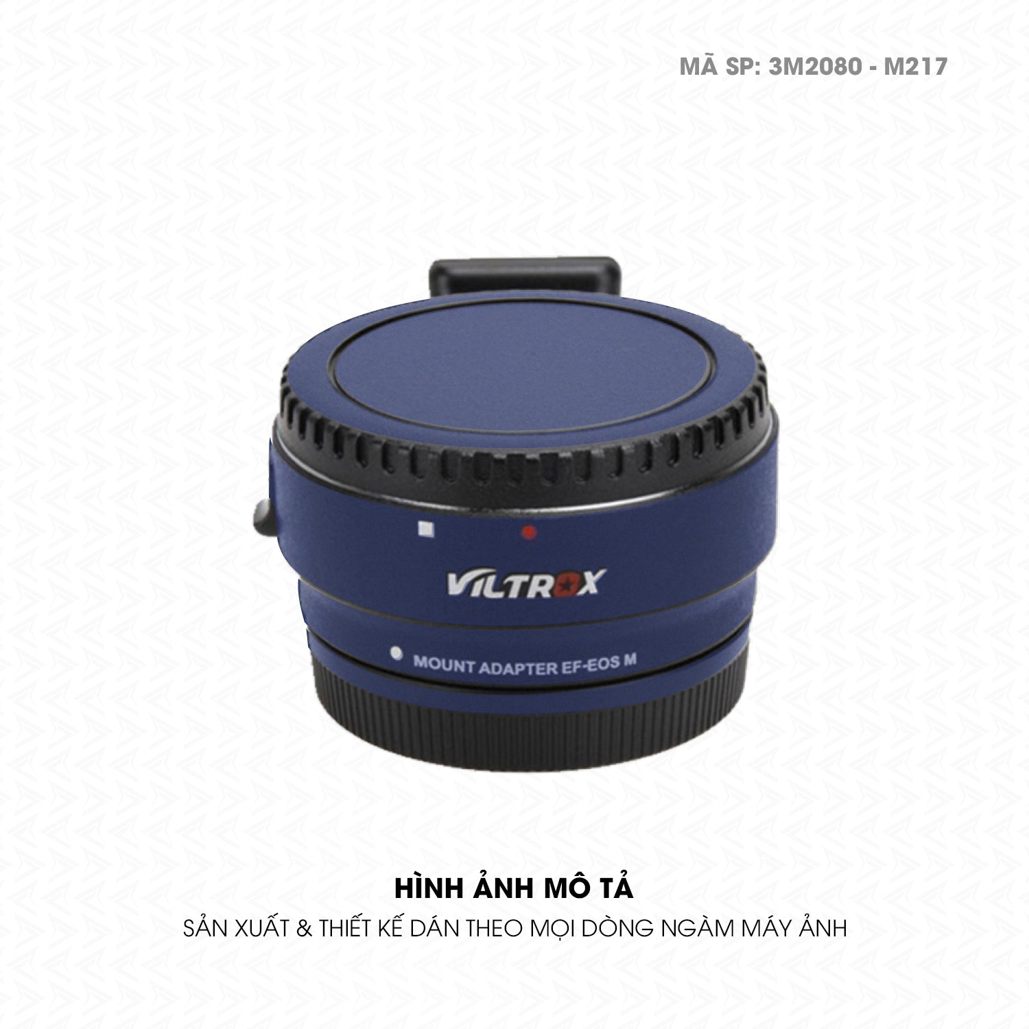 Dán Skin 3M Đổi Màu Ngàm Máy Ảnh Viltrox Xanh Navy | 3M2080-M217
