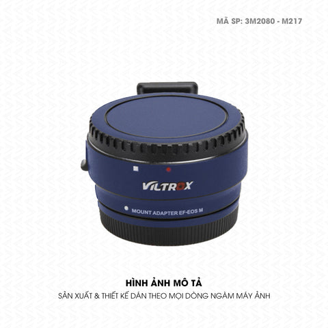 Dán Skin 3M Đổi Màu Ngàm Máy Ảnh Viltrox Xanh Navy | 3M2080-M217