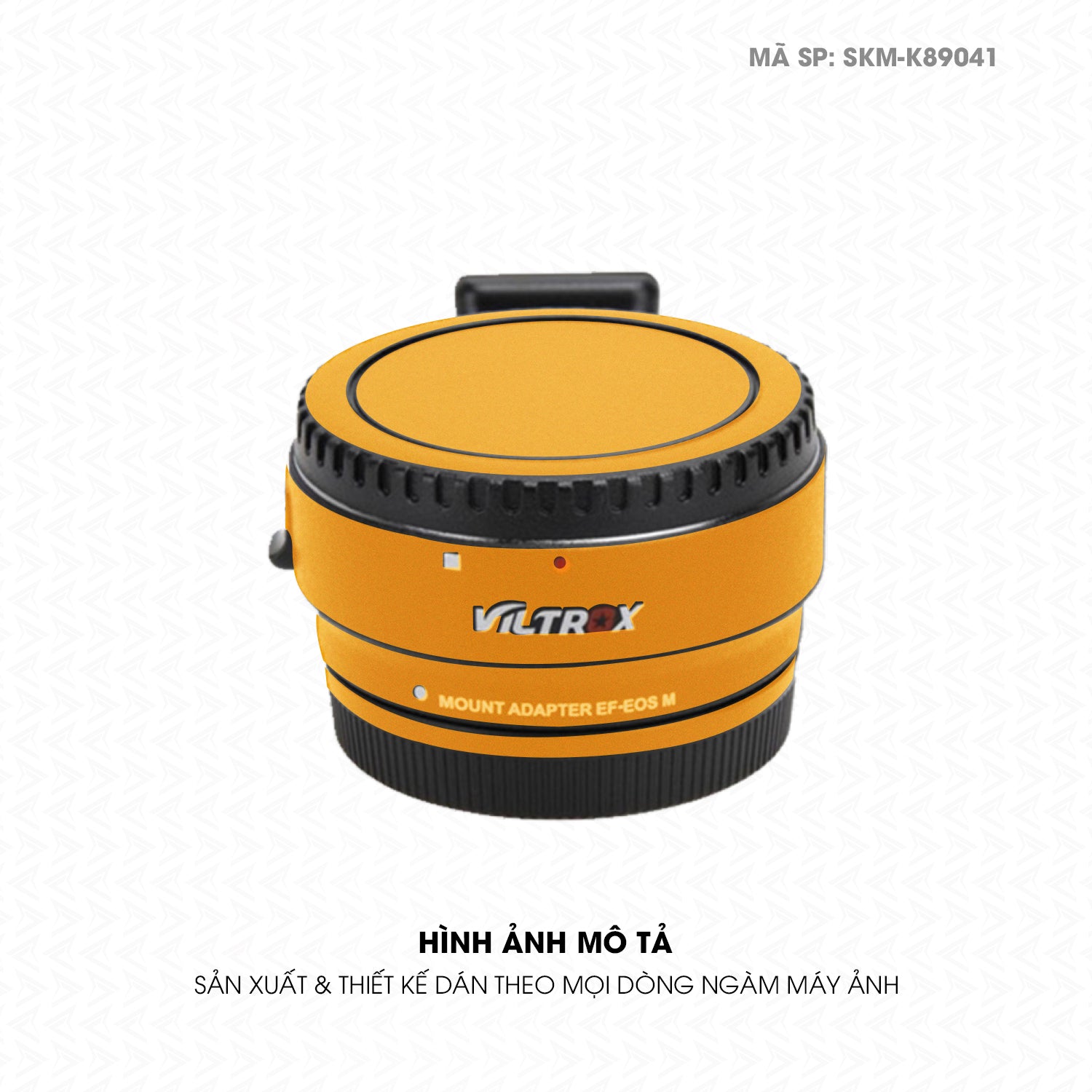 Dán Skin Ngàm Máy Ảnh Viltrox Đổi Màu Cam | SKM-K89041
