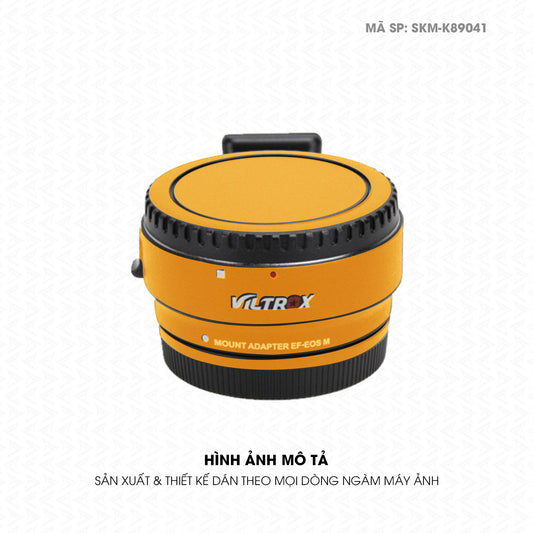 Dán Skin Ngàm Máy Ảnh Viltrox Đổi Màu Cam | SKM-K89041