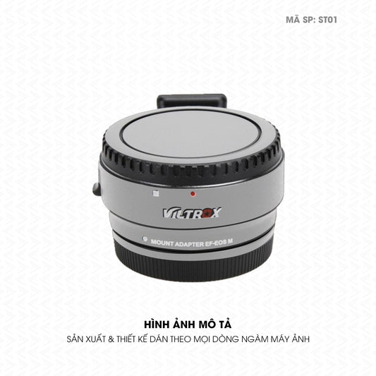 Dán Skin Ngàm Máy Ảnh Viltrox Đổi Màu Xám Bạc | ST01