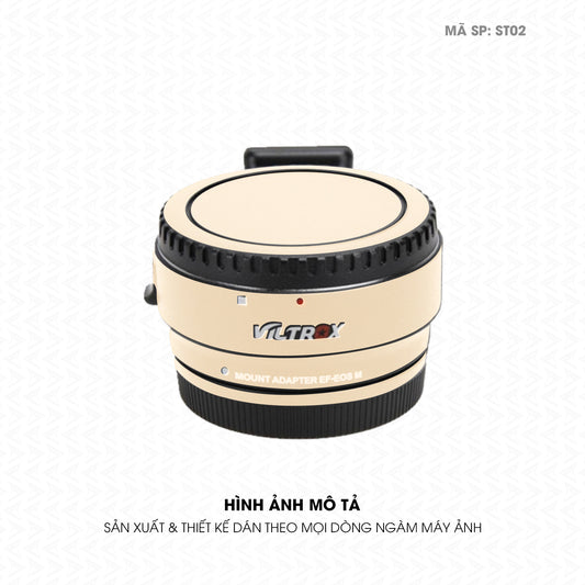 Dán Skin Ngàm Máy Ảnh Viltrox Đổi Màu Khakhi Milan | ST02