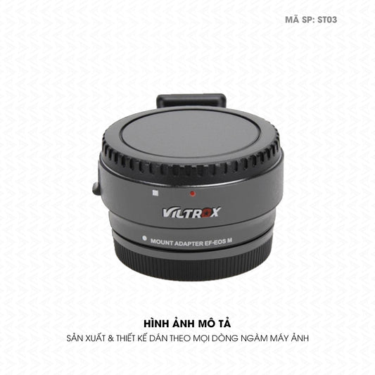 Dán Skin Ngàm Máy Ảnh Viltrox Đổi Màu Xám | ST03