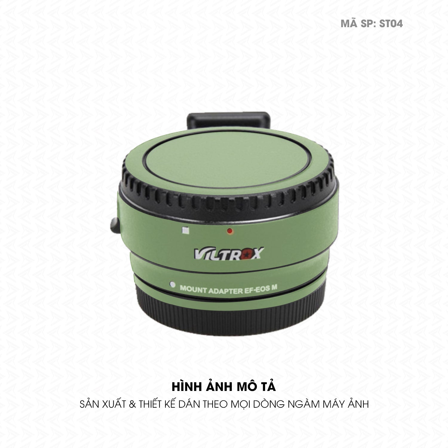 Dán Skin Ngàm Máy Ảnh Viltrox Đổi Màu Xanh Lá Nhạt | ST04