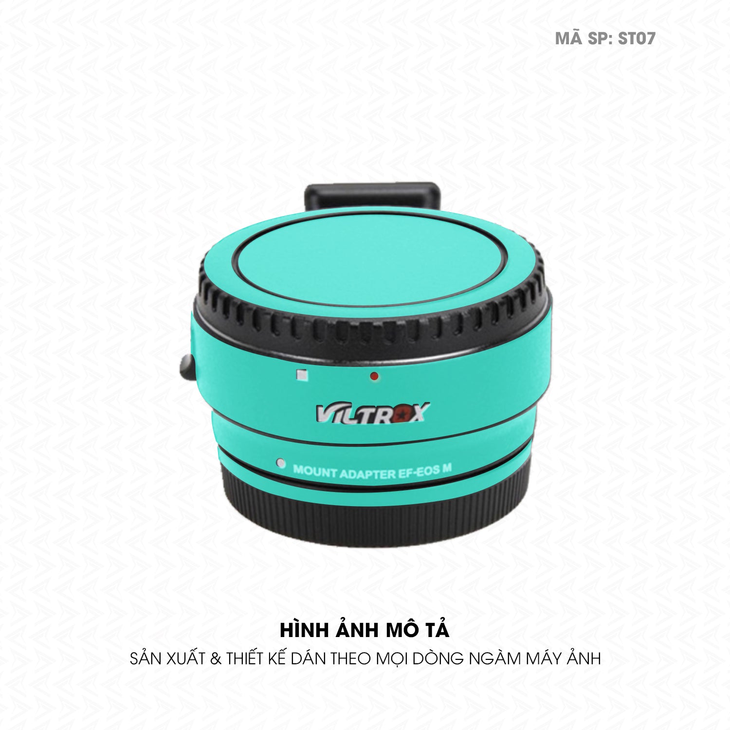 Dán Skin Ngàm Máy Ảnh Viltrox Đổi Màu Xanh Tiffany | ST07