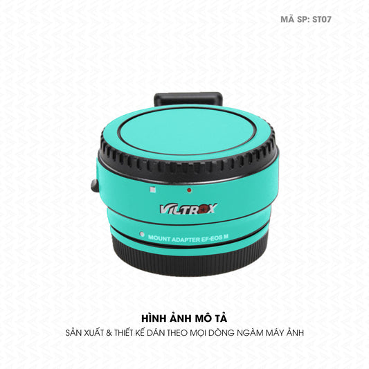 Dán Skin Ngàm Máy Ảnh Viltrox Đổi Màu Xanh Tiffany | ST07