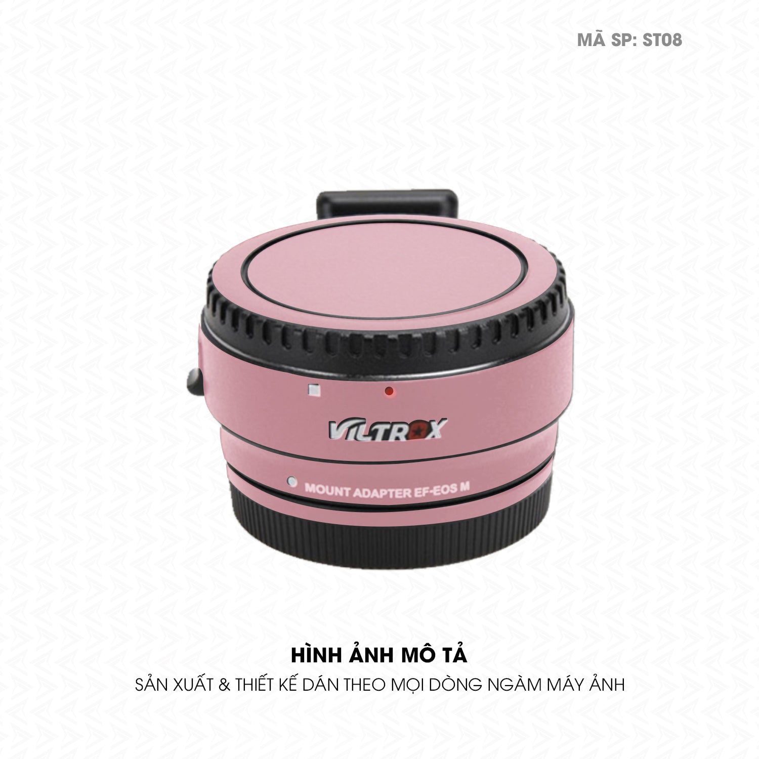 Dán Skin Ngàm Máy Ảnh Viltrox Đổi Màu Hồng | ST08