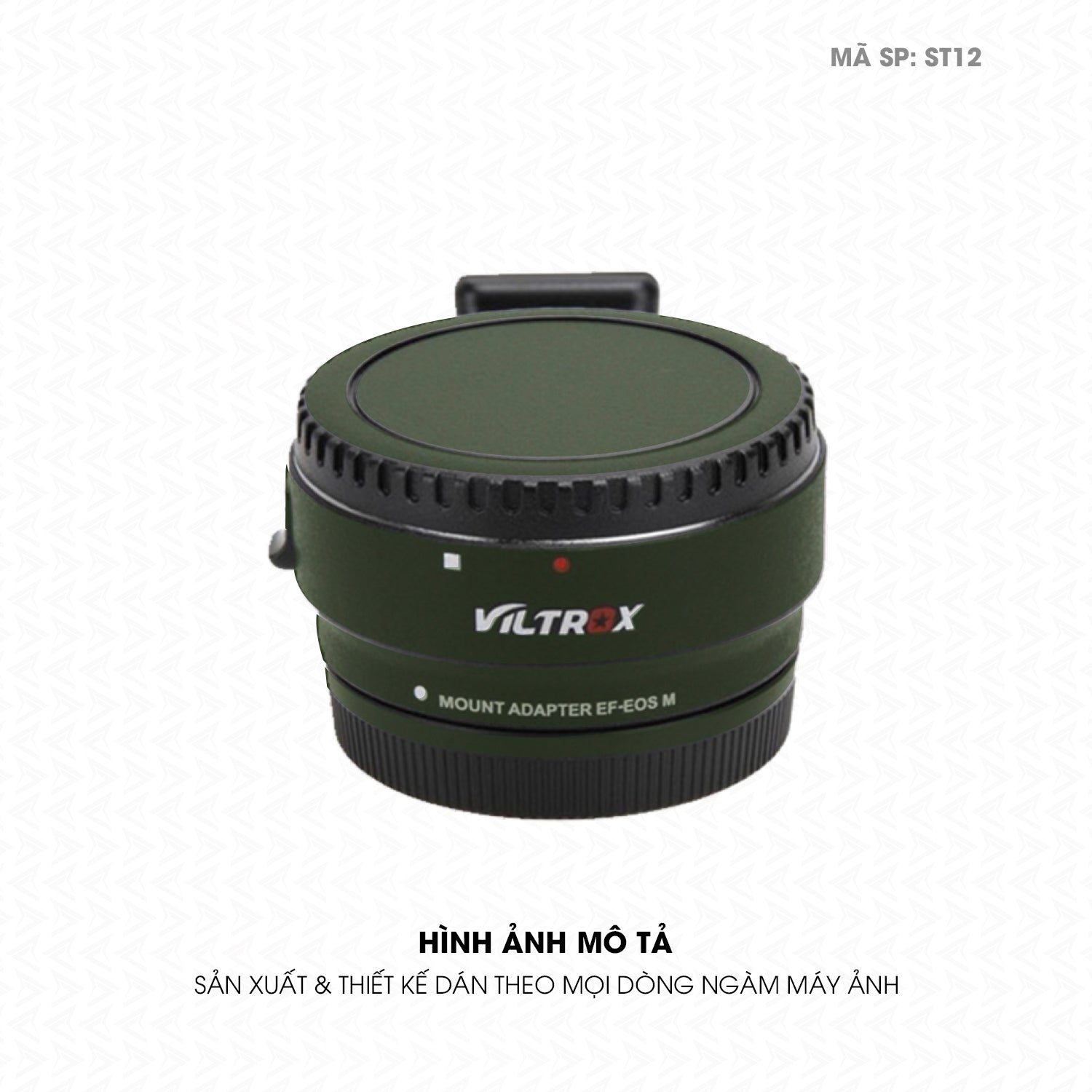 Dán Skin Ngàm Máy Ảnh Viltrox Đổi Màu Xanh Quân Đội | ST12