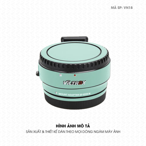 Dán Skin Ngàm Máy Ảnh Viltrox Đổi Màu Xanh Mint | VN18