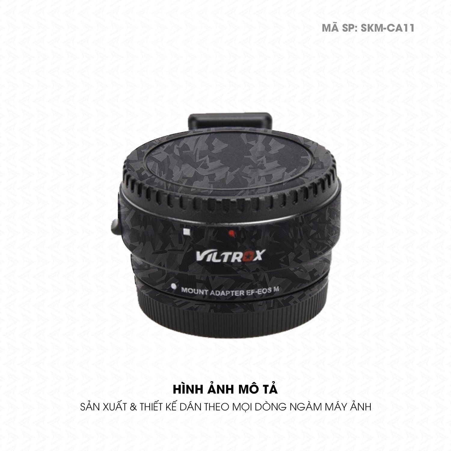 Dán Skin Ngàm Máy Ảnh Viltrox Vân Carbon Forget | SKM-CA11