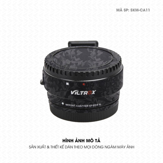Dán Skin Ngàm Máy Ảnh Viltrox Vân Carbon Forget | SKM-CA11