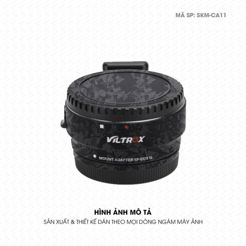 Dán Skin Ngàm Máy Ảnh Viltrox Vân Carbon Forget | SKM-CA11
