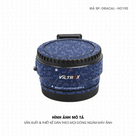 Dán Skin Ngàm Máy Ảnh Viltrox Vân Tổ Ong Xanh | ORACAL-HC192