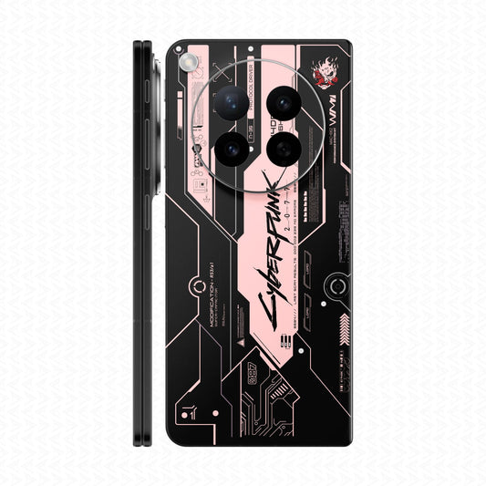 Dán Skin Oppo Find N6 In Hình Cyberpink Đen