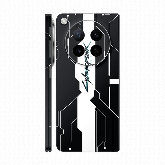 Dán Skin Oppo Find N6 In Hình Cyberpunk Trắng Đen 01