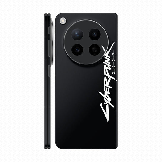 Dán Skin Oppo Find N6 In Hình Cyberpunk Trắng Đen 05