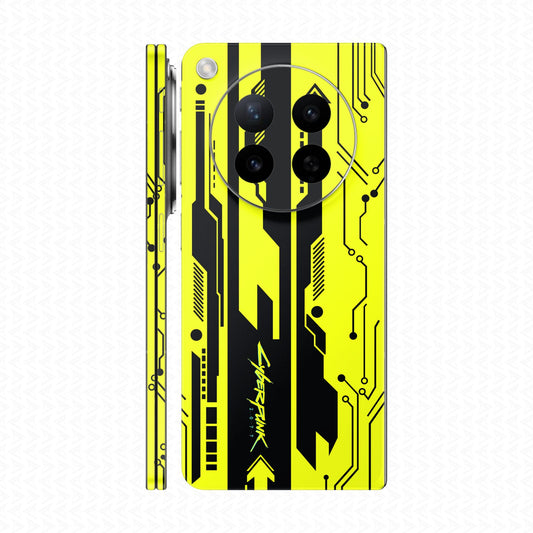 Dán Skin Oppo Find N6 In Hình Cyberpunk Vàng Đen 02