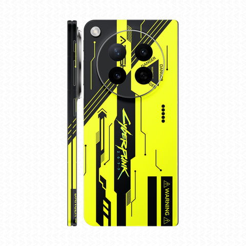 Dán Skin Oppo Find N6 In Hình Cyberpunk Vàng Đen 06