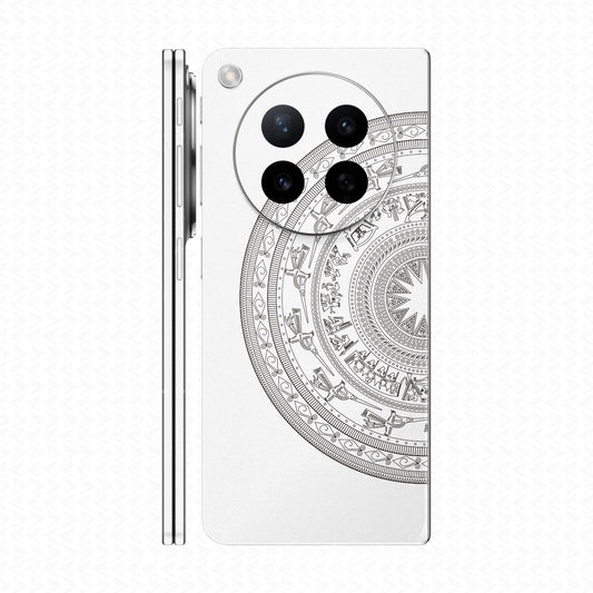 Dán Skin Oppo Find N6 In Hình Trống Đồng Trắng
