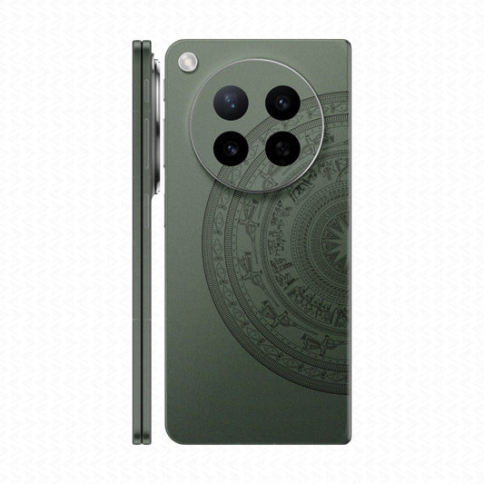 Dán Skin Oppo Find N6 In Hình Trống Đồng Xanh Midnight