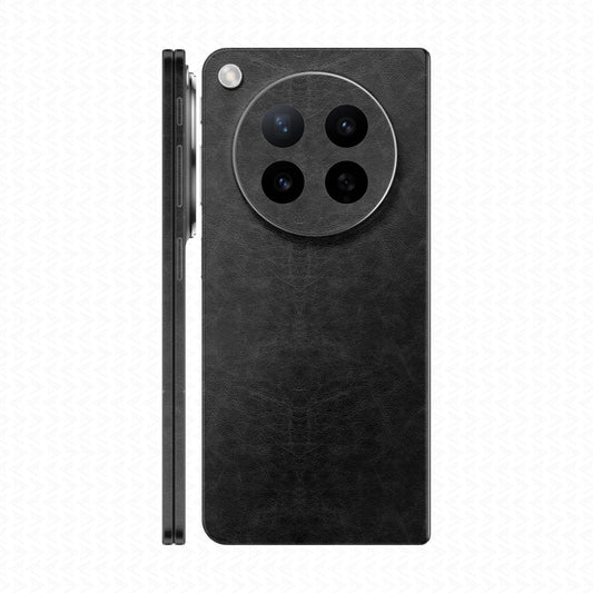 Miếng Dán Da Oppo Find N6 Vân Nappa Đen