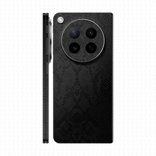 Miếng Dán Skin Oppo Find N6 Vân Da Rắn Đen