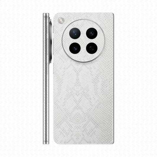 Miếng Dán Skin Oppo Find N6 Vân Da Rắn Trắng