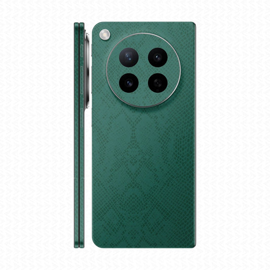 Miếng Dán Skin Oppo Find N6 Vân Da Rắn Xanh Rêu