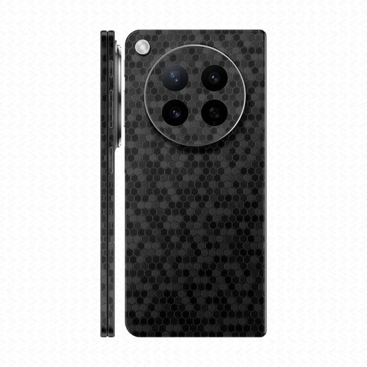 Dán Skin Oppo Find N6 Vân Tổ Ong Đen | ORACAL-HC070