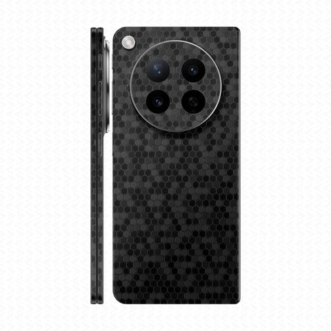 Dán Skin Oppo Find N6 Vân Tổ Ong Đen | ORACAL-HC070