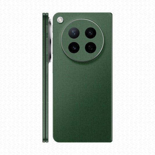 Miếng Dán Da Oppo Find N6 Vân Vải Xanh Lá