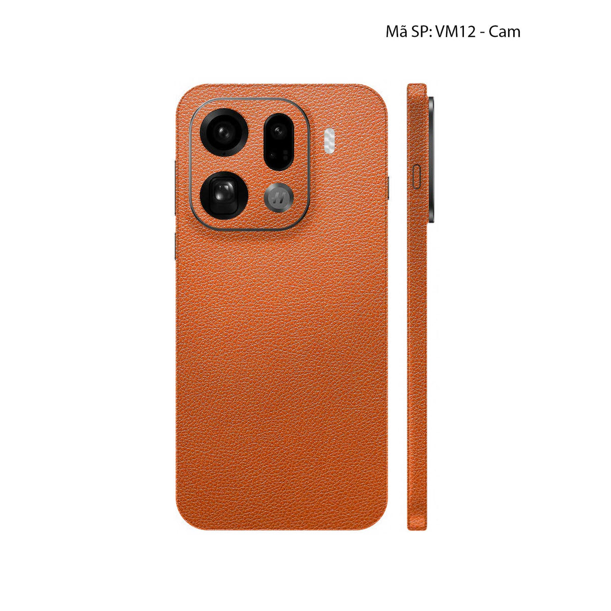 Miếng Dán Da Oppo Find X9 Series Vân Mil Cam | VM12