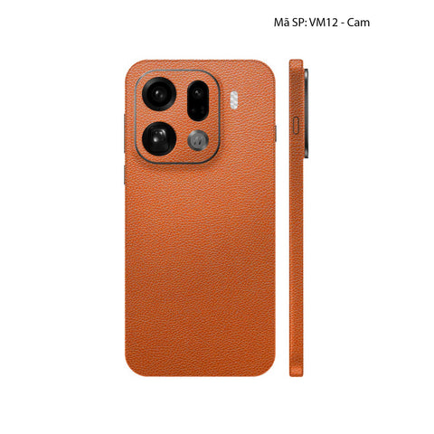 Miếng Dán Da Oppo Find X9 Series Vân Mil Cam | VM12