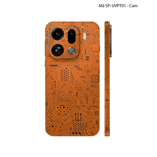 Dán Skin Oppo Find X9 Series Vân Nổi Vi Mạch | UVPT01