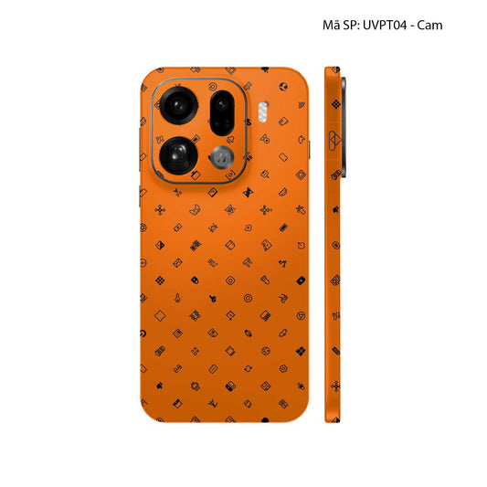 Dán Skin Oppo Find X9 Series Vân Nổi ICON | UVPT04