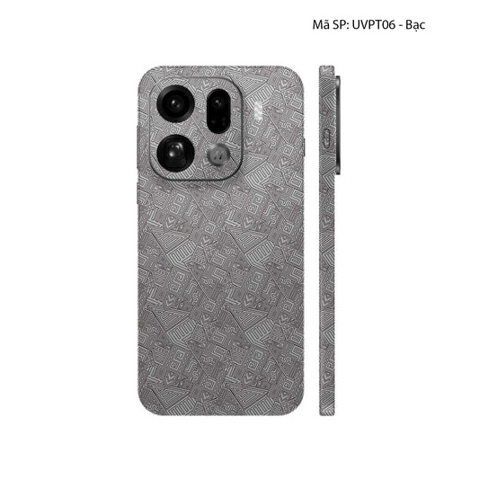 Dán Skin Oppo Find X9 Series Vân Nổi Pattern AZ | UVPT06