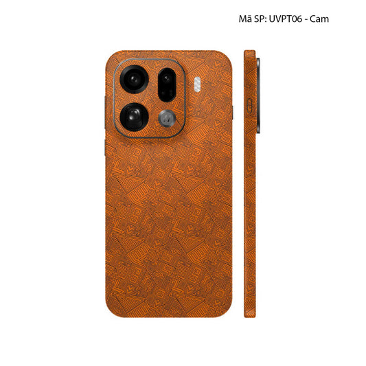 Dán Skin Oppo Find X9 Series Vân Nổi Pattern AZ | UVPT06