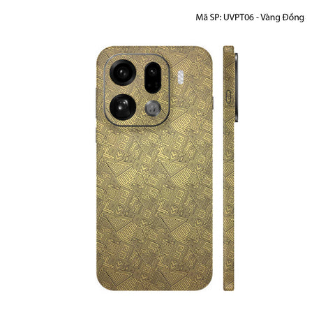 Dán Skin Oppo Find X9 Series Vân Nổi Pattern AZ | UVPT06