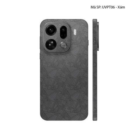 Dán Skin Oppo Find X9 Series Vân Nổi Pattern AZ | UVPT06