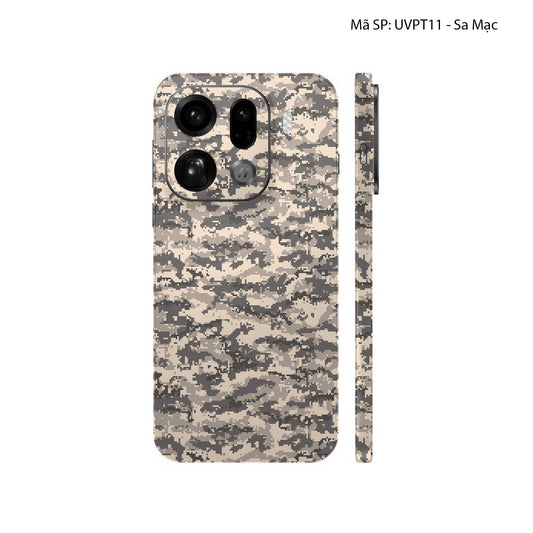 Dán Skin Oppo Find X9 Series Vân Nổi Camo Digital | UVPT11