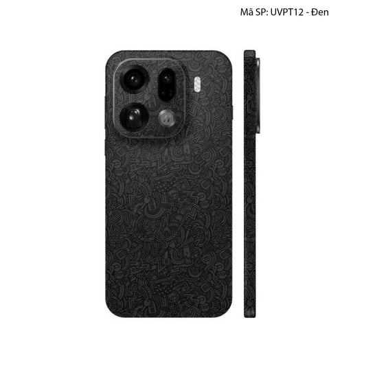 Dán Skin Oppo Find X9 Series Vân Nổi Pattern Cartoon | UVPT12