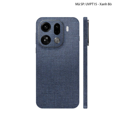 Dán Skin Oppo Find X9 Series Vân Vải | UVPT15