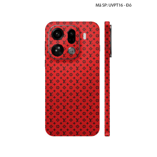 Dán Skin Oppo Find X9 Series Vân Nổi LV | UVPT16