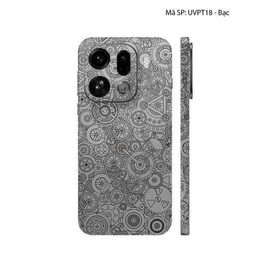Dán Skin Oppo Find X9 Series Vân Nổi Động Cơ | UVPT18