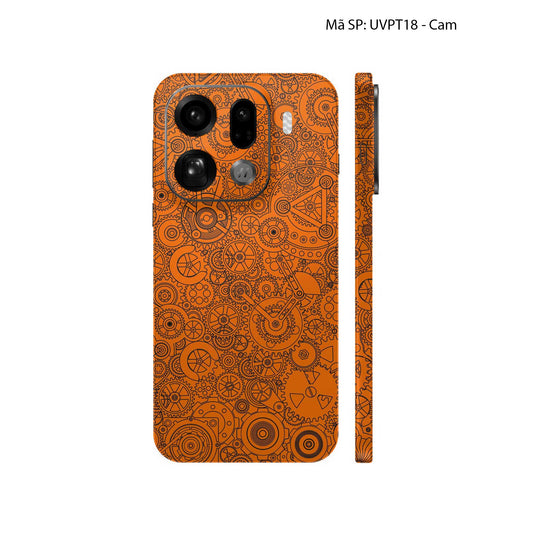 Dán Skin Oppo Find X9 Series Vân Nổi Động Cơ | UVPT18