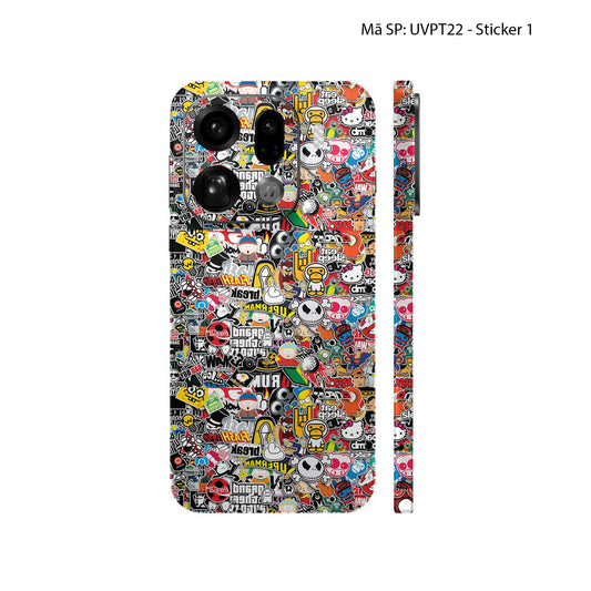 Dán Skin Oppo Find X9 Series Vân Nổi Sticker | UVPT22