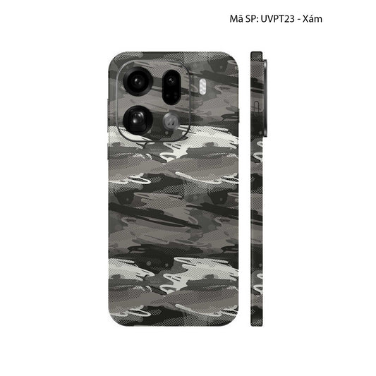 Dán Skin Oppo Find X9 Series Vân Nổi Camo SEAMLESS | UVPT23